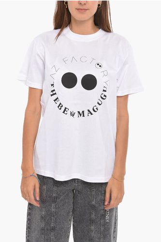 Printed Crewneck Short Sleeved T-shirt size S - AZ Factory - Modalova