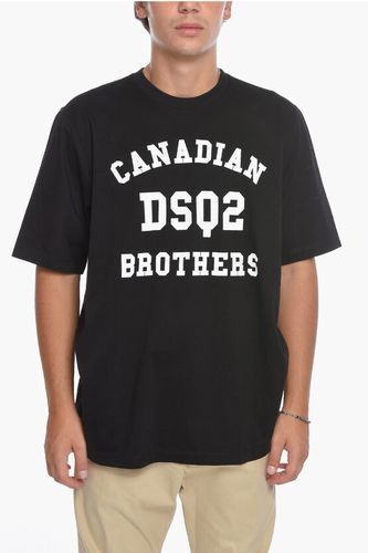 Printed Short Sleeved Crewneck T-Shirt size M - Dsquared2 - Modalova