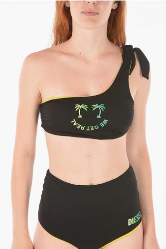 Printed WE GET REAL One-shoulder Bikini Top size Xs - Diesel - Modalova