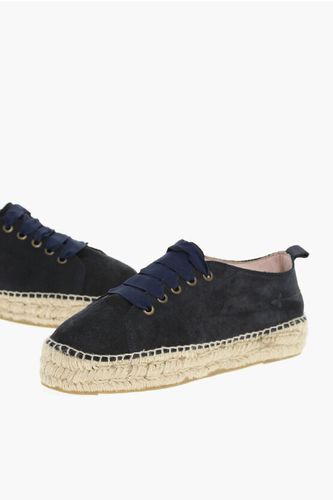 Rubber Soles Suede Leather Low-Top Sneakers size 40 - Manebi - Modalova