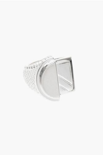 Solid Color Silver Ring size M - Ambush - Modalova