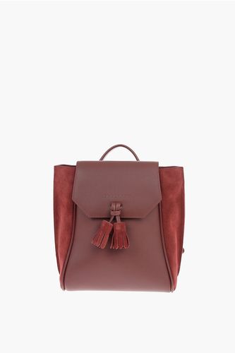 Tassel Leather and Suede Backpack size Unica - Longchamp - Modalova