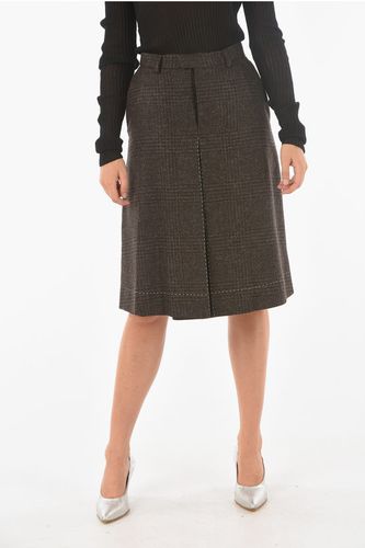 Tartan Midi Skirt with Belt Loops size 42 - Maison Margiela - Modalova
