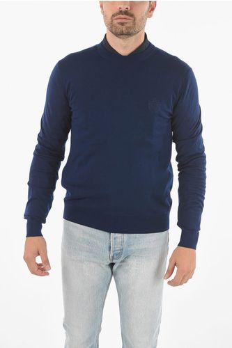 Wool Crewneck Sweater With Embroidered Logo size M - Berluti - Modalova