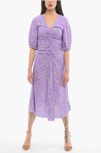 Sleeved Rouched Printed Dress size 40 - Paul Smith - Modalova
