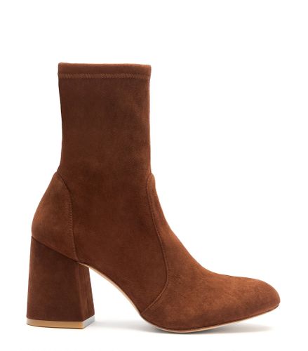 FLAREBLOCK 85 STRETCH BOOTIE, BOTTES ET BOTTINES, , DAIM STRETCH - Stuart Weitzman - Modalova