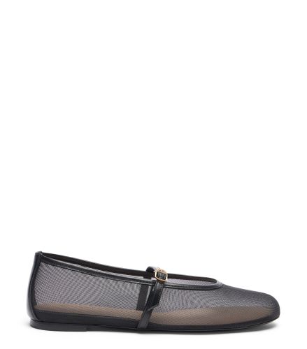 BAREITALL MARY JANE, CHAUSSURES PLATES ET MOCASSINS, , MESH GALA/LACQUERED NAPPA - Stuart Weitzman - Modalova