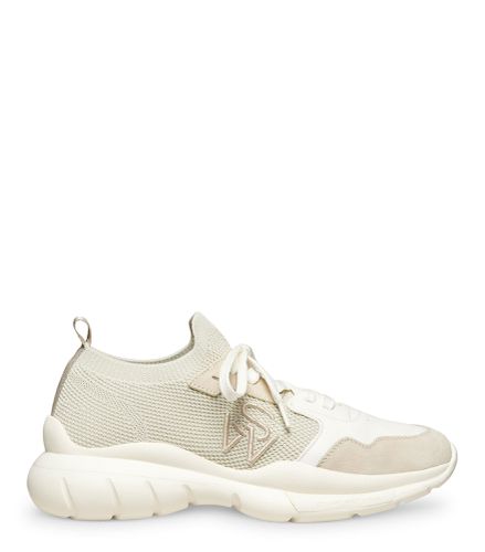 SNEAKER, SNEAKERS, /BLANC CASSÉ, TRICOT/CUIR DE VEAU - Stuart Weitzman - Modalova