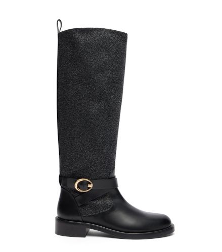 BENNI RIDING BOOT, BOTTES ET BOTTINES, , falltwill/smoothcalf/stacked - Stuart Weitzman - Modalova