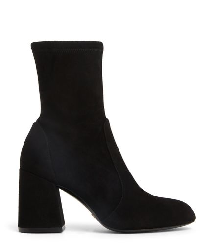 FLAREBLOCK 85 STRETCH BOOTIE, BOTTES ET BOTTINES, , DAIM STRETCH - Stuart Weitzman - Modalova