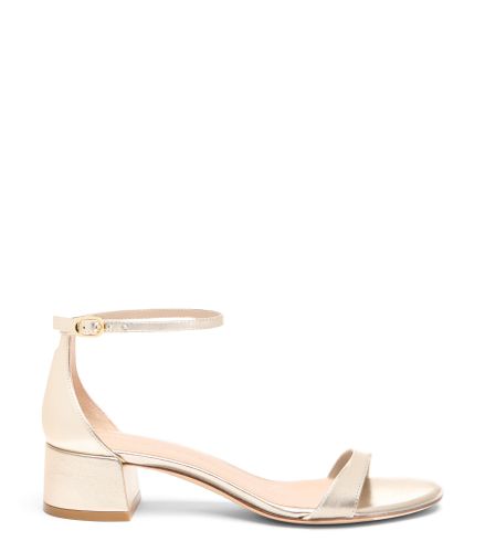 NUDIST BLOCK 35, SANDALES, , LIQUID METALLIC - Stuart Weitzman - Modalova