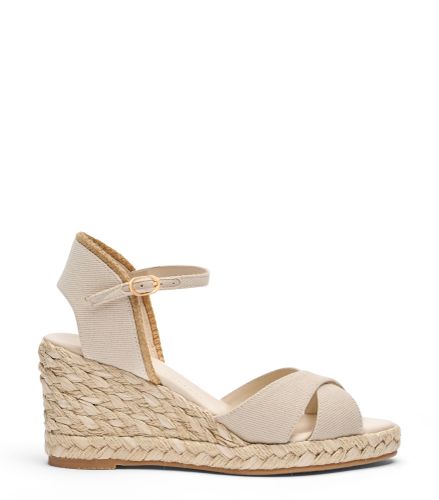 MIRELA II ESPADRILLE WEDGE, SANDALES, / , VINTAGE DENIM/JUTE MIX - Stuart Weitzman - Modalova