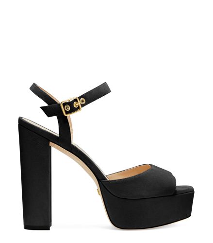 RYDER 95 PLATFORM SANDAL, SANDALES, , SUEDE - Stuart Weitzman - Modalova