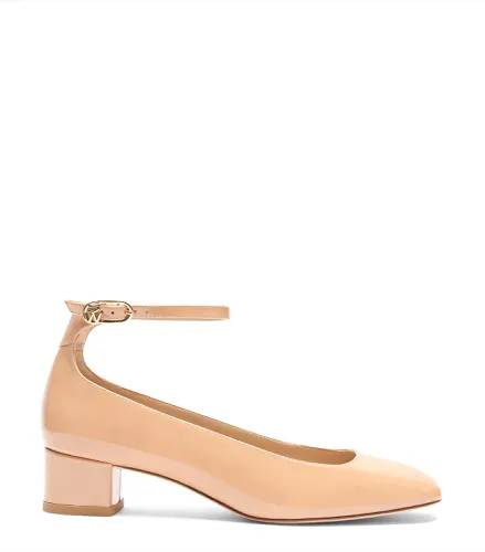 JANE ANKLE-STRAP PUMP, ESCARPINS, , CUIR VERNIS - Stuart Weitzman - Modalova