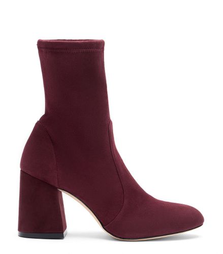 FLAREBLOCK 85 STRETCH BOOTIE, BOTTES ET BOTTINES, , DAIM STRETCH - Stuart Weitzman - Modalova