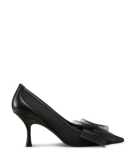BLUSHING BOW 75 PUMP, Last chance, , CUIR NAPPA LAQUÉ/MESH - Stuart Weitzman - Modalova