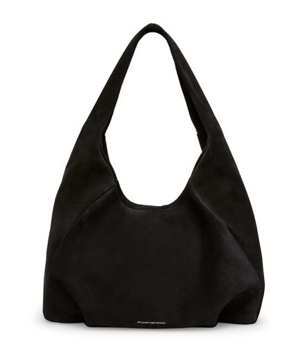 THE MODA HOBO BAG, SACS, , TEXTURED SUEDE - Stuart Weitzman - Modalova