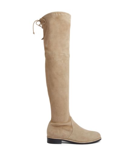 LOWLAND BOLD BOOT, BOTTES ET BOTTINES, , DAIM STRETCH - Stuart Weitzman - Modalova