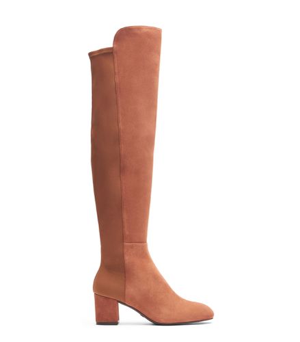 YULIANA BOOT, BOTTES ET BOTTINES, , DAIM/STRETCH GABARDINE - Stuart Weitzman - Modalova