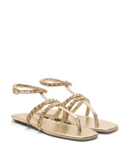 SOLUXE CRYSTAL SANDAL, SANDALES, , LIQUID METALLIC - Stuart Weitzman - Modalova