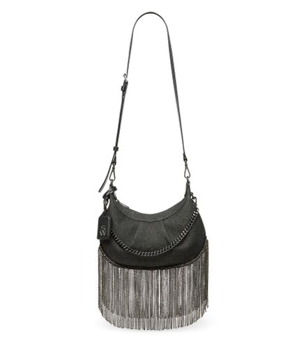 STELLAR CRESCENT CRYSTAL FRINGE BAG, Last chance, , DENIM VINTAGE - Stuart Weitzman - Modalova