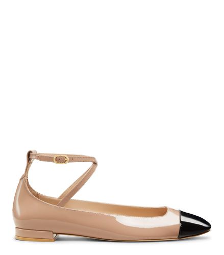 EDEN STRAP FLAT, CHAUSSURES PLATES ET MOCASSINS, /, CUIR VERNIS - Stuart Weitzman - Modalova