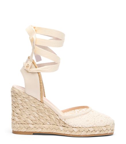 MARGUERITA, Last chance, //, JASMINE CROCHET/LACQUERED NAPPA/JUTE MIX - Stuart Weitzman - Modalova