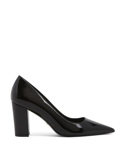 STUART 85 BLOCK PUMP, ESCARPINS ET SLINGBACK, , CUIR VERNI - Stuart Weitzman - Modalova