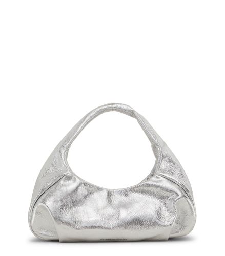 MODA MINI HOBO BAG, SACS, , TEXT METALLIC LEATHER - Stuart Weitzman - Modalova