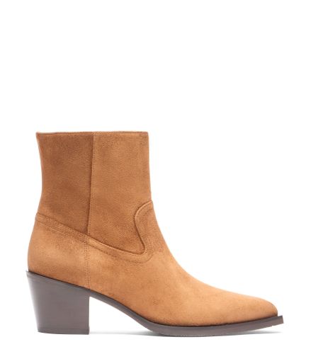 TATE BOOTIE, VOIR TOUTES LES SOLDES, /MARRON FONCÉ, DAIM SPORT/STACKED - Stuart Weitzman - Modalova