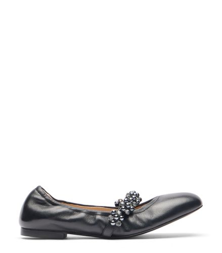 POPPY BALLET FLAT, CHAUSSURES PLATES ET MOCASSINS, //, NAPPA LAQUÉ/CRISTAL/PERLE - Stuart Weitzman - Modalova