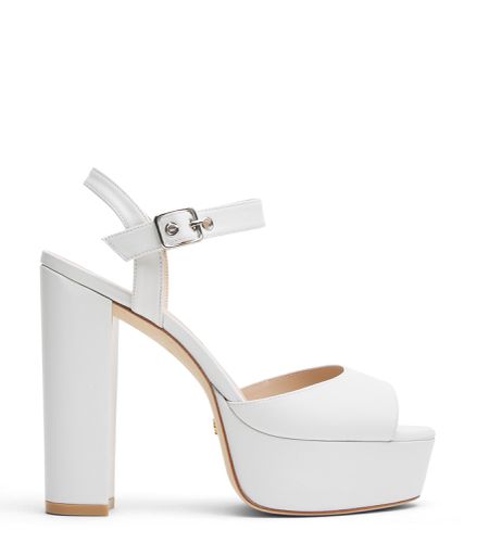 RYDER 95 PLATFORM SANDAL, SANDALES, , CUIR DE VEAU LISSE - Stuart Weitzman - Modalova