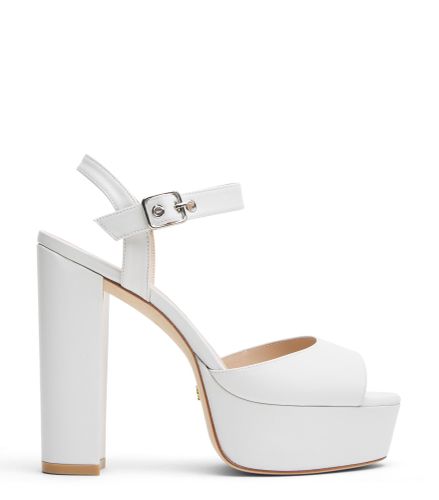 RYDER 95 PLATFORM SANDAL, SANDALES, , CUIR DE VEAU LISSE - Stuart Weitzman - Modalova