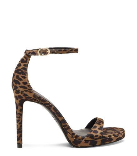 NUDIST PLATFORM, SANDALES, , LEOPARD NYLON - Stuart Weitzman - Modalova