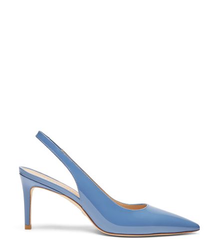 STUART 75 SLINGBACK PUMP, Chaussures, , CUIR VERNIS - Stuart Weitzman - Modalova