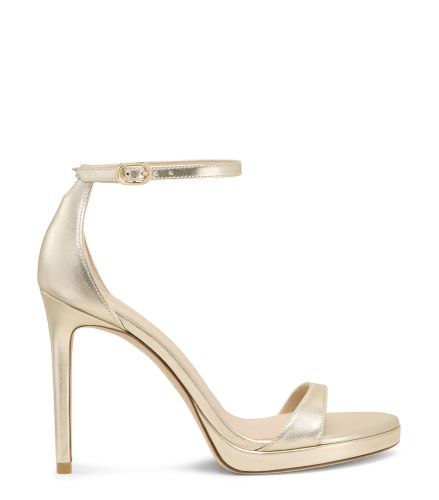 NUDIST PLATFORM, SANDALES, , LIQUID METALLIC - Stuart Weitzman - Modalova