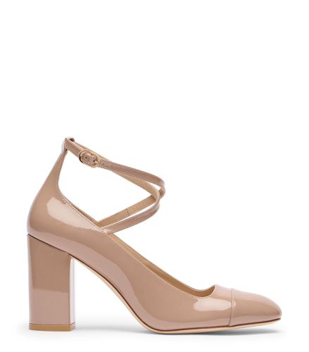 EDEN 85 STRAP PUMP, ESCARPINS, , CUIR VERNIS - Stuart Weitzman - Modalova