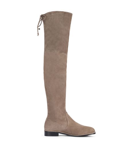 LOWLAND BOLD BOOT, BOTTES ET BOTTINES, , DAIM STRETCH - Stuart Weitzman - Modalova