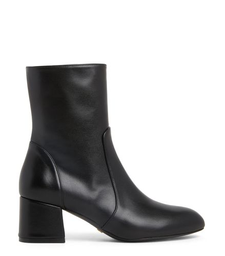 FLAREBLOCK 60 ZIP BOOTIE, BOTTES ET BOTTINES, , CUIR DE VEAU LISSE - Stuart Weitzman - Modalova