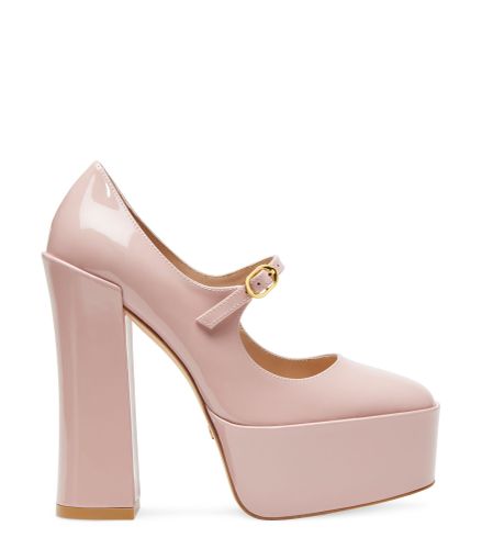 SKYHIGH 145 MARY JANE PLATFORM PUMP , Last chance, , CUIR VERNI - Stuart Weitzman - Modalova