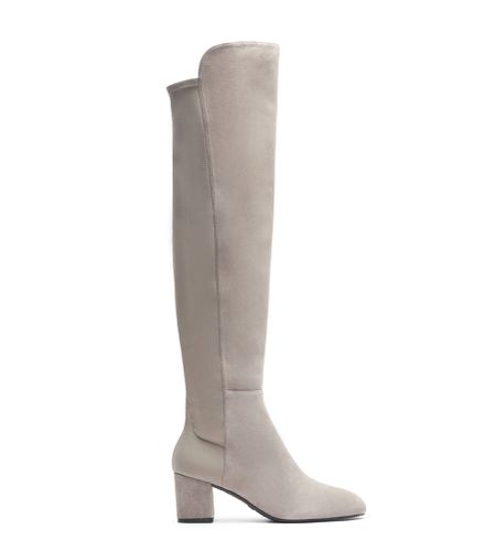 YULIANA BOOT, BOTTES ET BOTTINES, , DAIM/STRETCH GABARDINE - Stuart Weitzman - Modalova