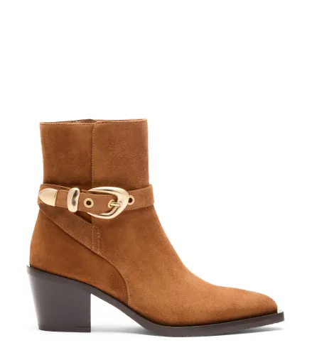 MAVEN WESTERN BOOTIE, BOTTES ET BOTTINES, /, SPORT SUEDE/STACKED - Stuart Weitzman - Modalova