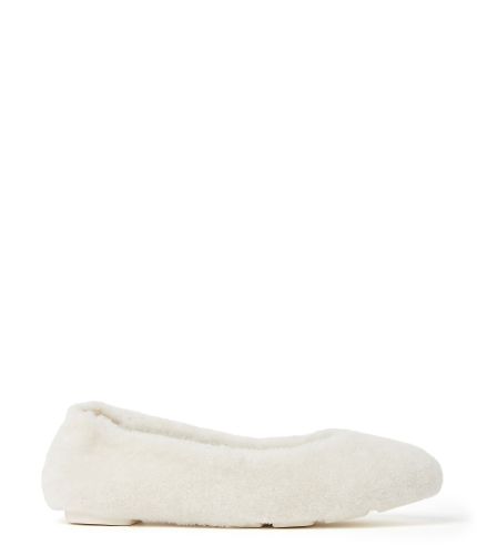 PIROUETTE SUPER CHILL FLAT, Last chance, CRÈME, MOUTON RETOURNÉ « SHEARLING » - Stuart Weitzman - Modalova