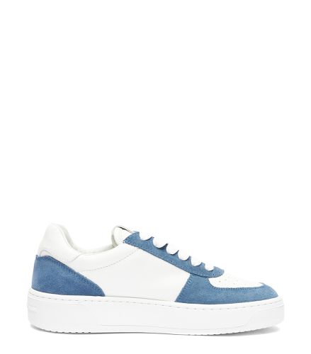 SW COURTSIDE MONOGRAM SNEAKER, SNEAKERS, /, CUIR DE VEAU LISSE/DAIM - Stuart Weitzman - Modalova