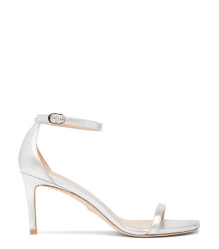 NUDISTCURVE 75 SANDAL, Last chance, , MÉTALLISÉ LIQUIDE - Stuart Weitzman - Modalova