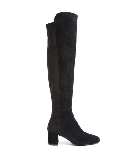 YULIANA BOOT, BOTTES ET BOTTINES, , DAIM/STRETCH GABARDINE - Stuart Weitzman - Modalova