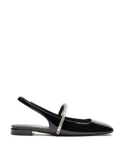STEFANIE SLINGBACK FLAT, Last chance, /, CUIR VERNIS/CRISTAL - Stuart Weitzman - Modalova