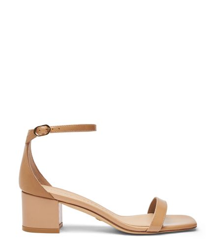 SIMPLECURVE 50 SANDAL, SANDALES, , CUIR VERNIS - Stuart Weitzman - Modalova