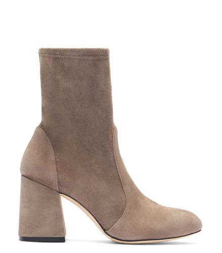 FLAREBLOCK 85 STRETCH BOOTIE, BOTTES ET BOTTINES, , DAIM STRETCH - Stuart Weitzman - Modalova