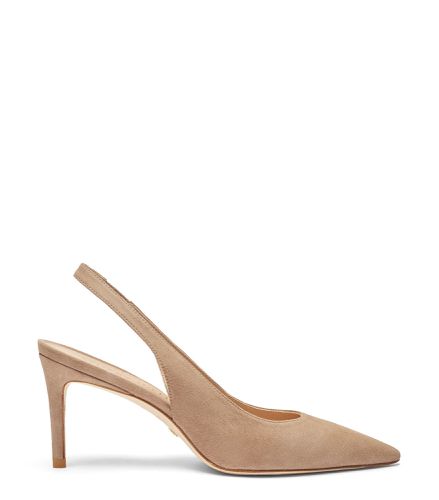 STUART 75 SLINGBACK PUMP, ESCARPINS ET SLINGBACK, , DAIM - Stuart Weitzman - Modalova